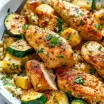 Healthy Chicken Breast with Zucchini and Squash