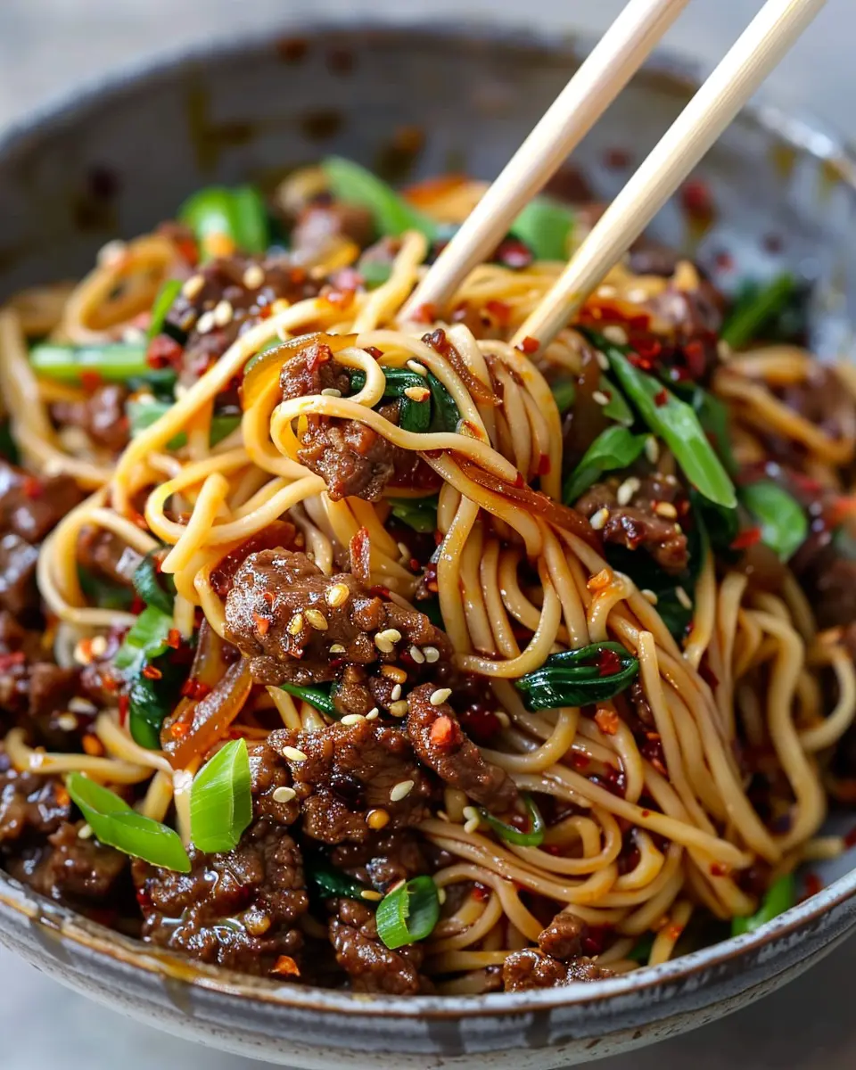 Sticky Beef Noodles: Easy Recipe for a Flavorful Family Meal