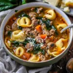 Sausage and Tortellini Soup