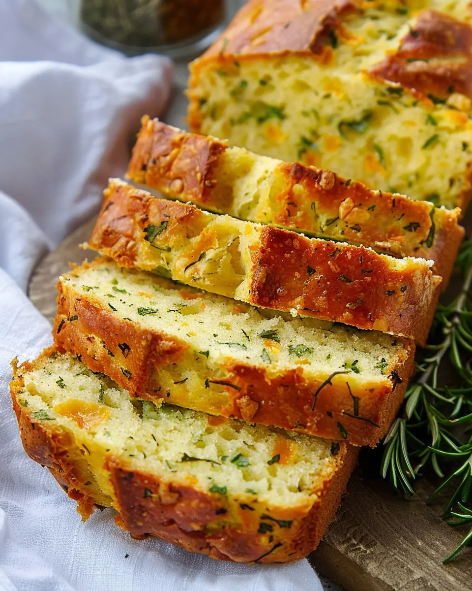 Herb Cheese Quick Bread: Easy Recipe for Savory Perfection