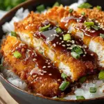 Japanese Katsu Bowls with Tonkatsu Sauce