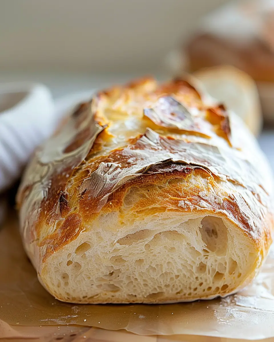 4-Ingredient Artisan Bread Recipe: Easy Homemade Delight