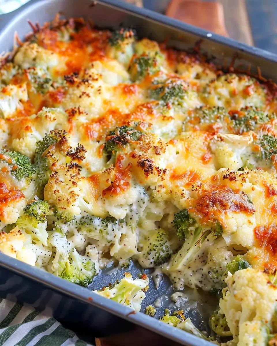 Loaded Cauliflower and Broccoli Casserole: Indulgent &amp; Easy Comfort Food