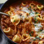 Hearty Tortellini Lasagna Soup