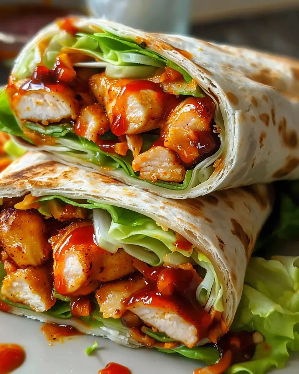 Sweet Chili Chicken Wraps: Easy, Flavorful, and Homemade Bliss