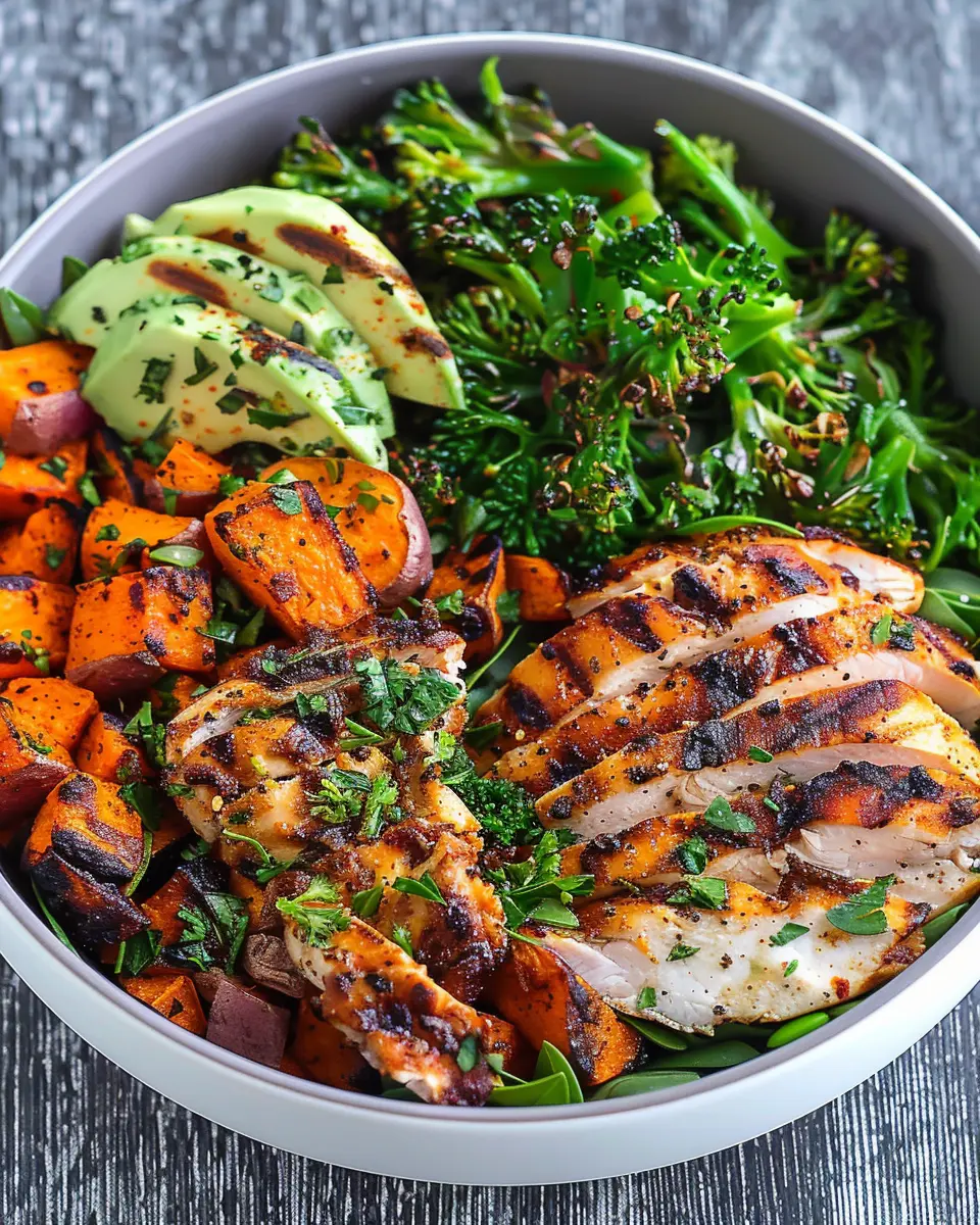 Grilled Chicken Sweet Potato Bowl: Your Best Healthy Delight