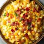 Slow Cooker Cheddar Corn with Bacon