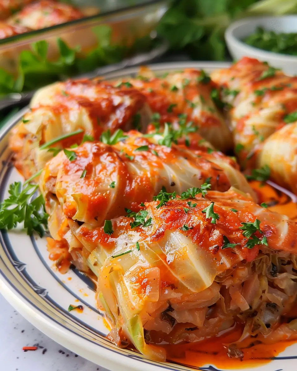 Cabbage Rolls Made Easy with Turkey Bacon and Chicken Ham