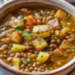 Hearty Lentil and Potato Soup