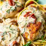 Slow Cooker Creamy Tuscan Chicken