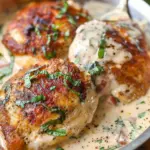 Chicken in Basil Cream Sauce