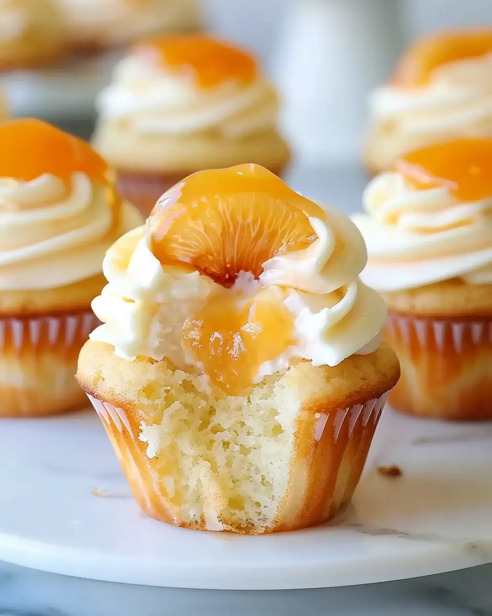 Honey Peach Cream Cheese Cupcakes: The Best Homemade Delight