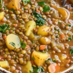Easy Lentil Potato Soup