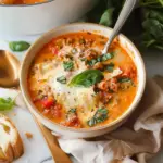 Easy Creamy Lasagna Soup
