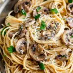 Mushroom Garlic Butter Pasta
