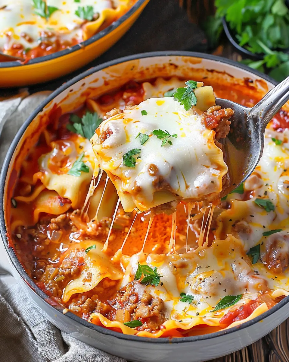 One Pot Lasagna Soup: Easy Comfort Food for Busy Nights