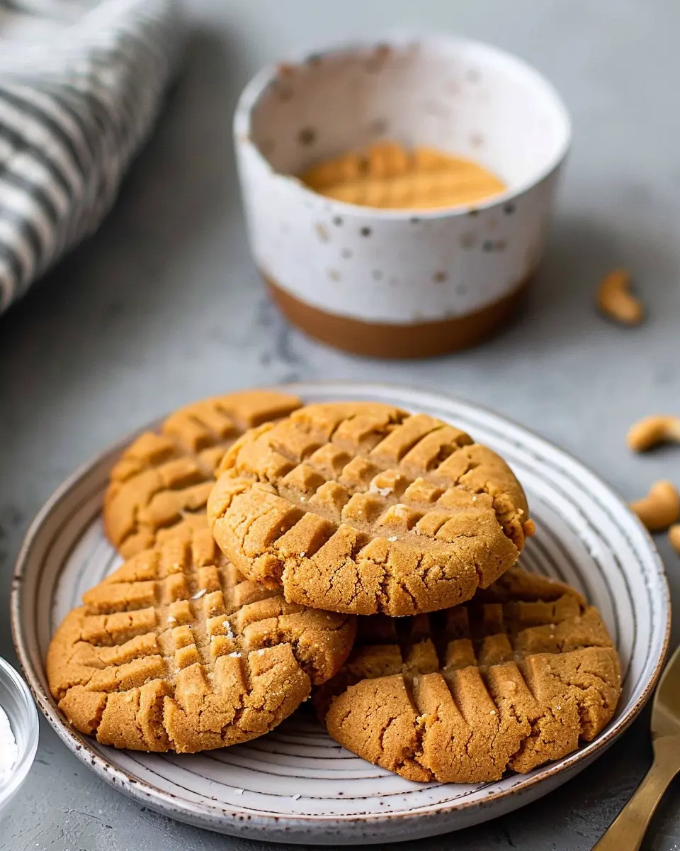 3 Ingredient Peanut Butter Cookies – Easy, Delicious, and Fast