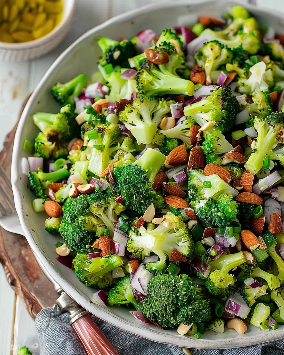 Broccoli Salad: Easy Turkey Bacon and Chicken Ham Delight