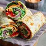 Fresh Vegetable Tortilla Roll Ups