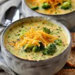 Healthy Broccoli Cheddar Soup