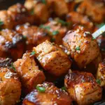 Hot Honey Salmon Bites