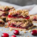 Cranberry Crumble Bars