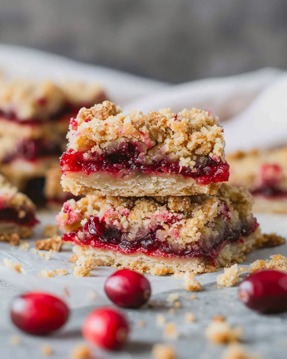 Cranberry Crumble Bars: The Best Easy Treat for Any Occasion