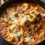 Hearty Tortellini Lasagna Soup