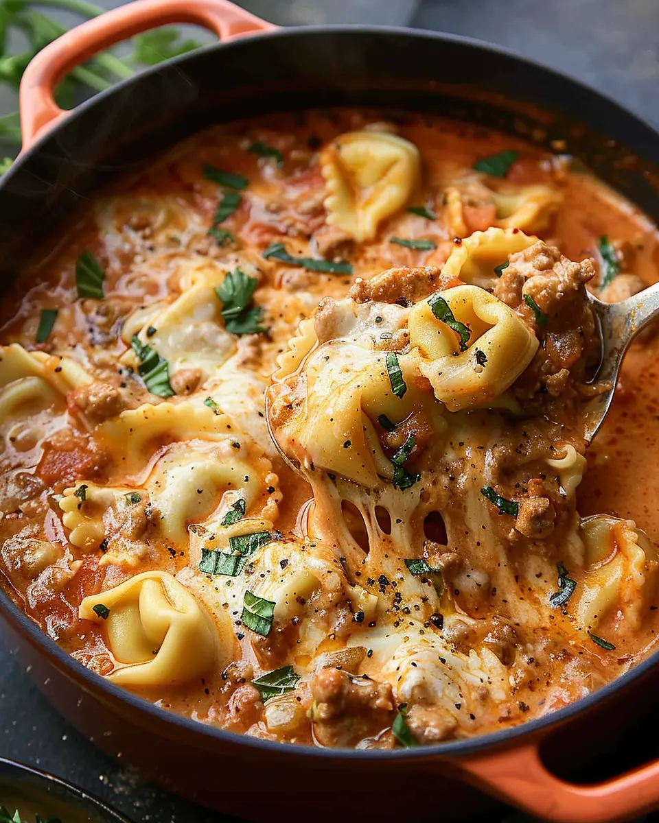 Hearty Tortellini Lasagna Soup: A Cozy Twist on Comfort Food