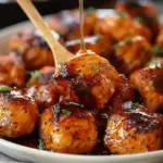 Hot Honey Salmon Bites