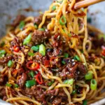 Sticky Beef Noodles