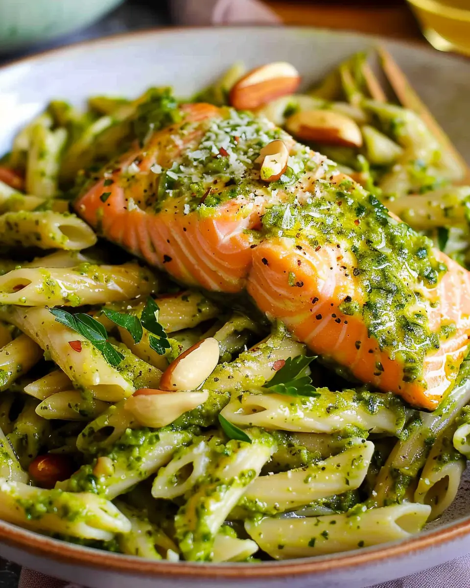 Salmon Pesto Pasta: A Quick and Delicious Homemade Delight