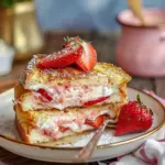 Strawberry Cheesecake Stuffed French Toast
