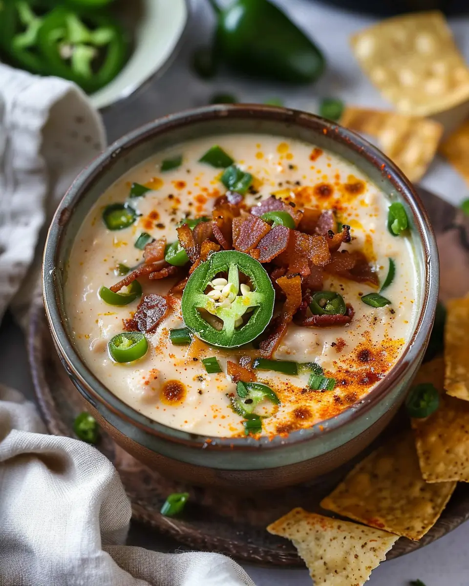 Jalapeno Popper Soup: A Creamy, Turkey Bacon Twist for Comfort