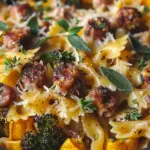 Delicious Autumn Sausage Pasta Squash