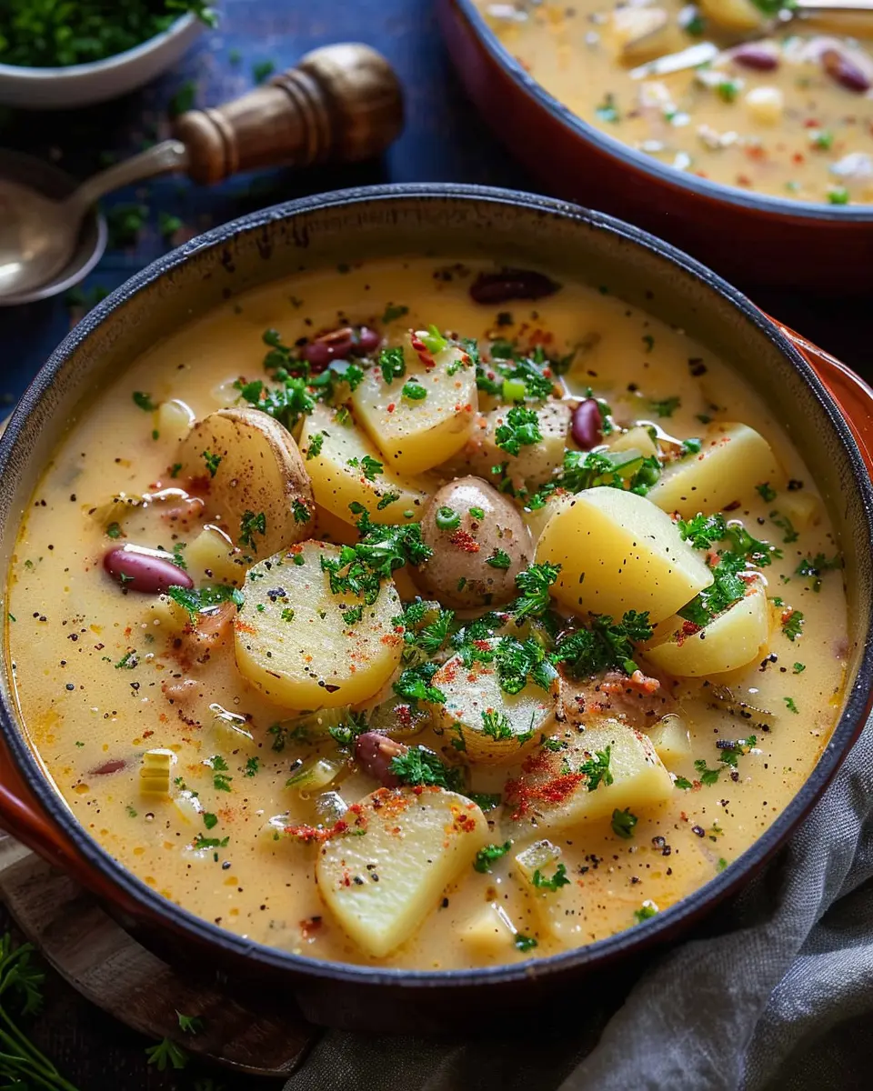Cajun Potato Soup: The Best Comforting Recipe with Turkey Bacon