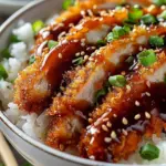Japanese Katsu Bowls with Tonkatsu Sauce