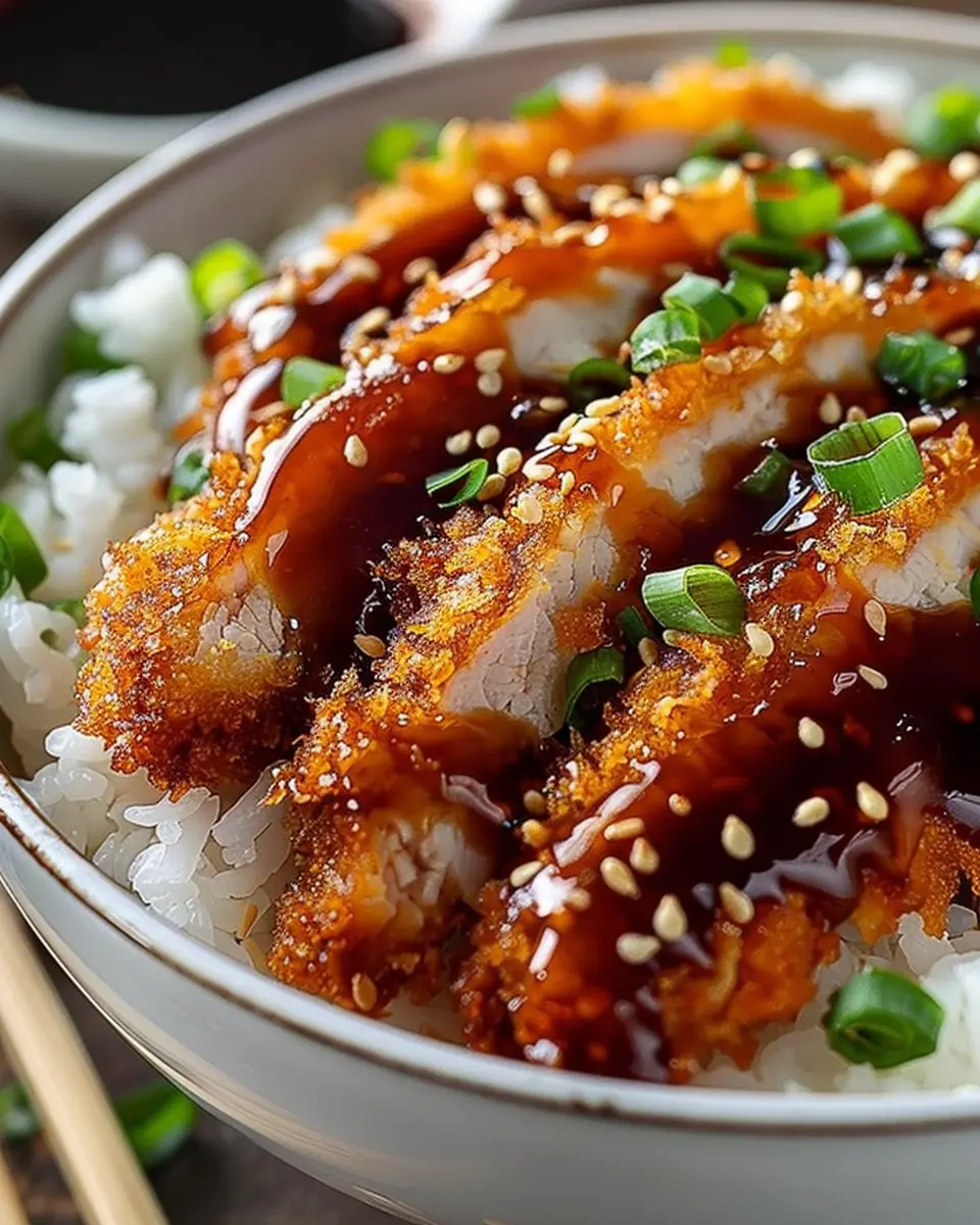 Japanese Katsu Bowls with Tonkatsu Sauce: Easy and Delicious at Home